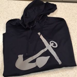 Men's Large Navy Anchor performance Sweatshirt CI